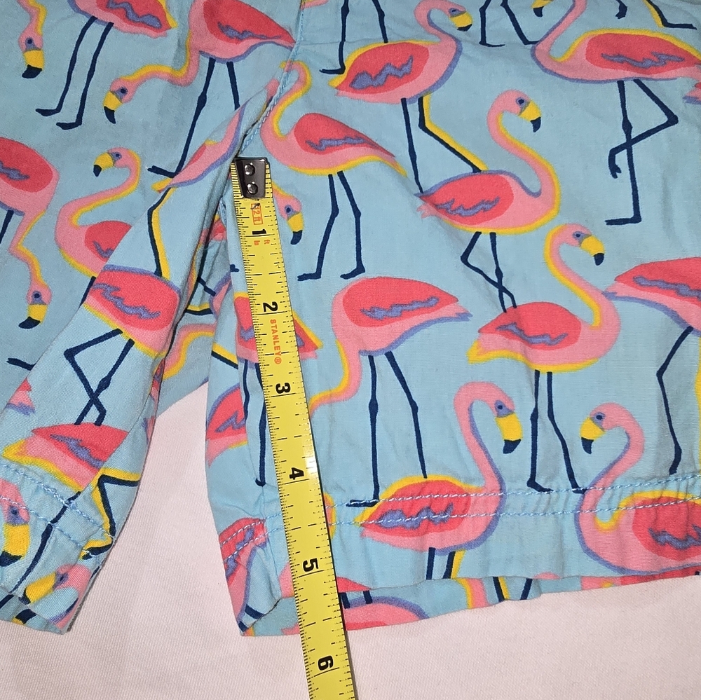 Free Planet Flamingo Cotton Shorts Size Small - Picture 4 of 8